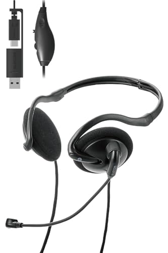 ELECOM ヘッドホン Amazon.com: USB Overhead Headset with Microphones